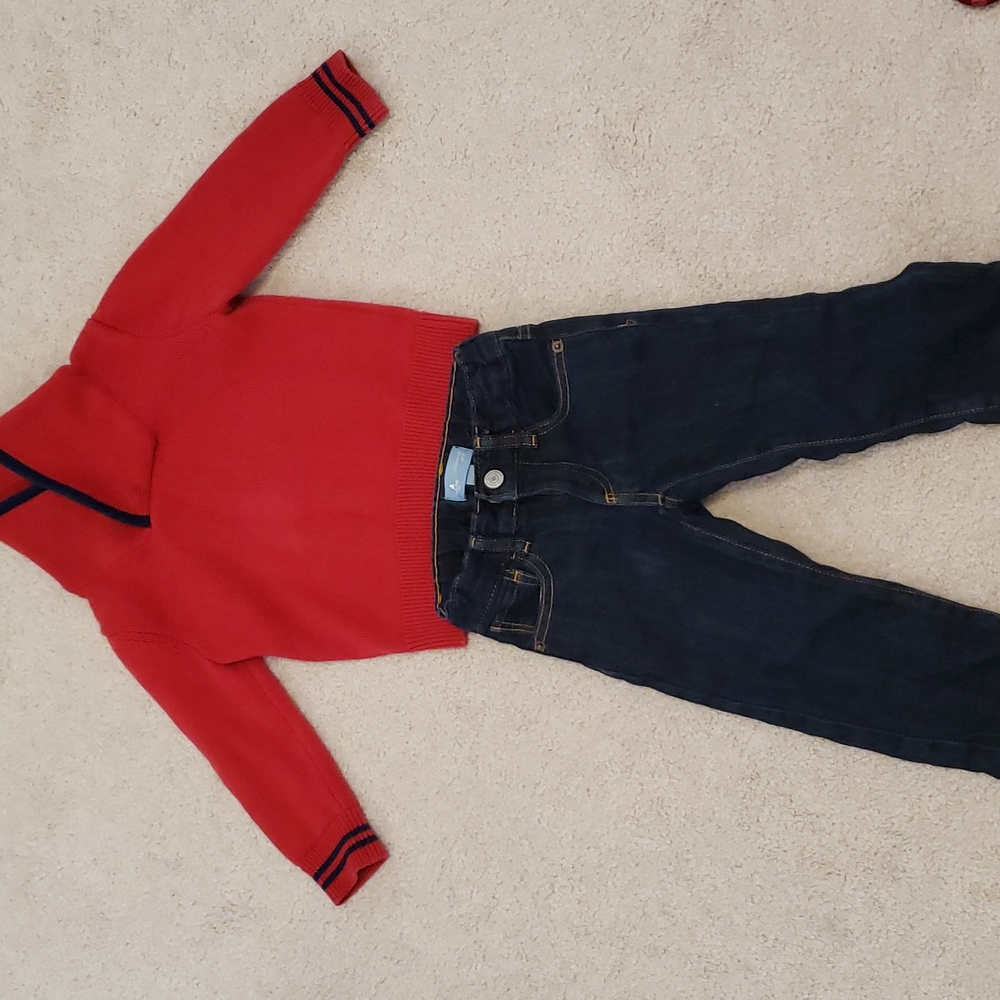 Gap pants and long sleeves shirt